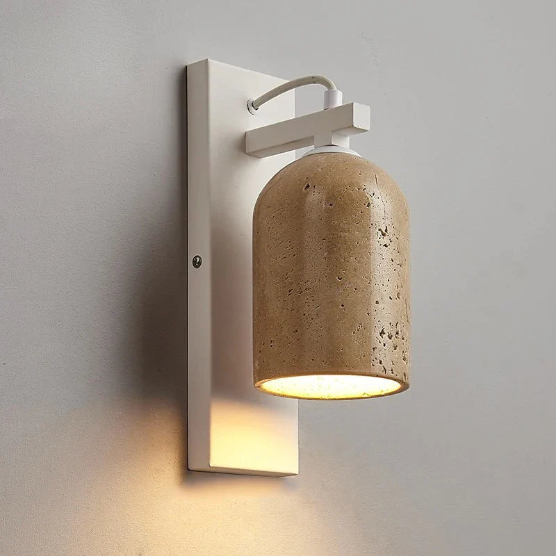 Afralia™ Marble Wall Lamp: Nordic Modern LED Sconce for Bedroom, Living Room, and Corridor