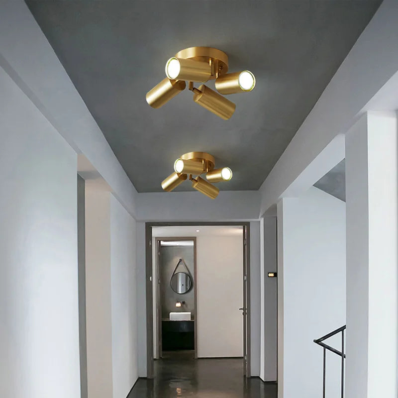 Afralia™ Adjustable LED Chandelier Ceiling Lamp for Home Decor & Lighting