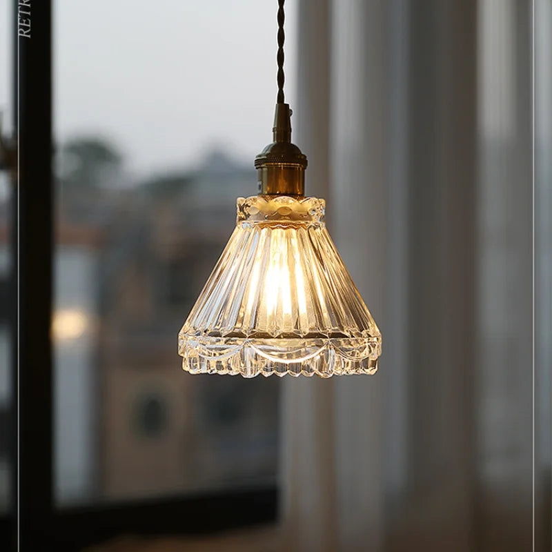 Afralia™ Nordic LED Glass Pendant Light for Modern Interior Decor