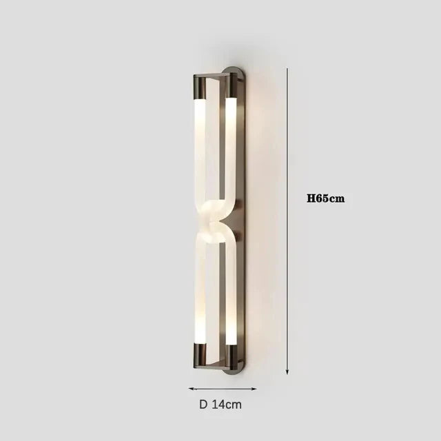 Loopi Wall Lamp: Italian Style Up Down Light, Dining Room & Bedroom Decor, Afralia™ Brand