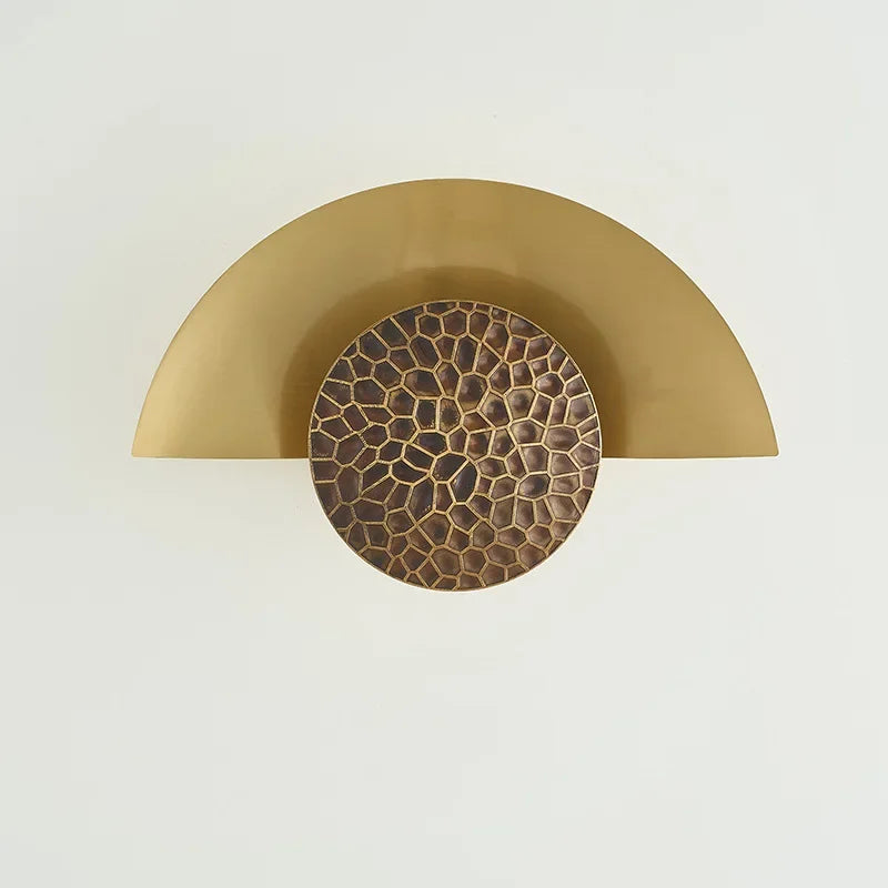 Afralia™ Half Moon LED Wall Lamp | Modern Resin Iron Sconce for Living Room, Bedroom, Aisle