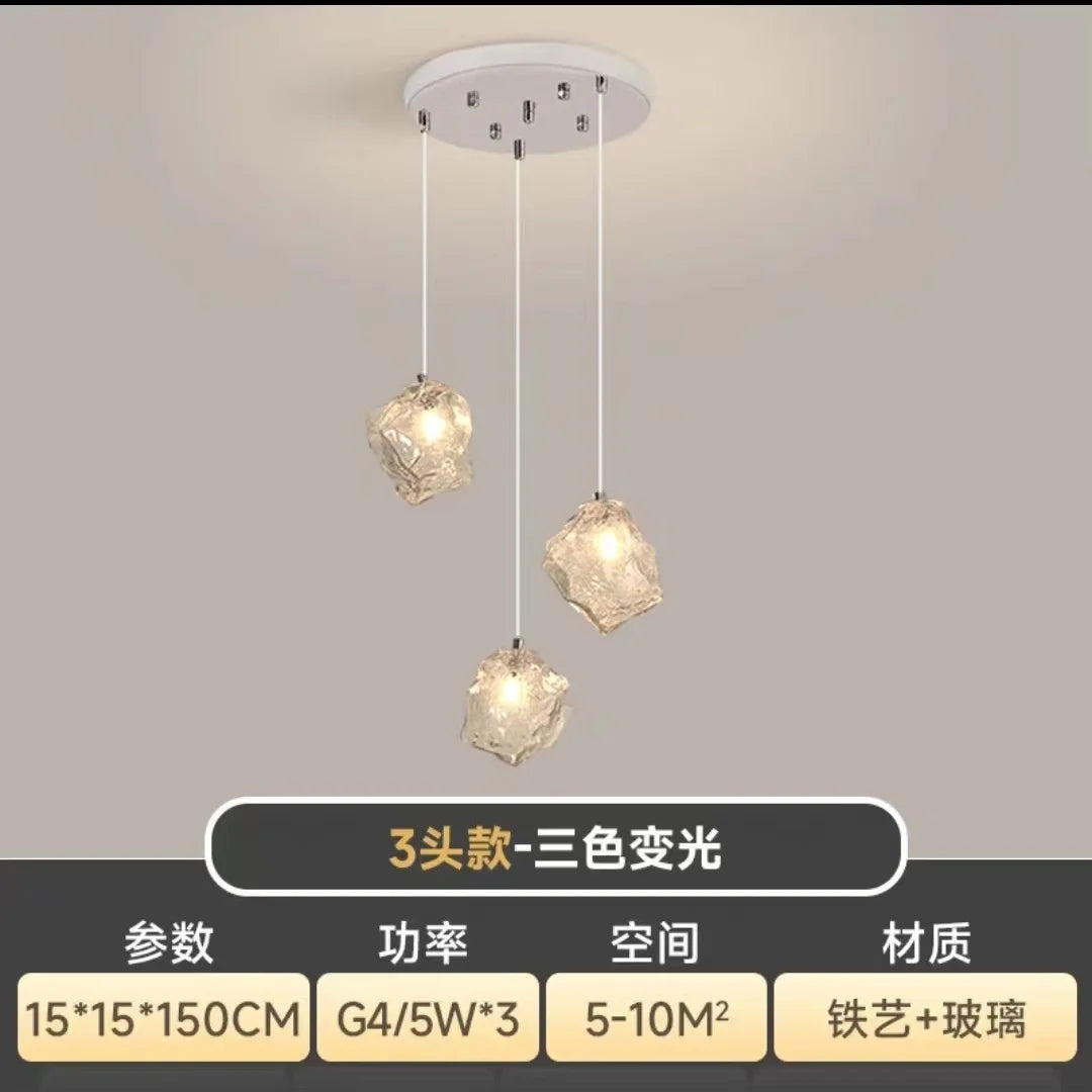 Afralia™ Cube Chandelier Pendant Lights for Restaurant Loft Stairwell Bedroom Art Décor