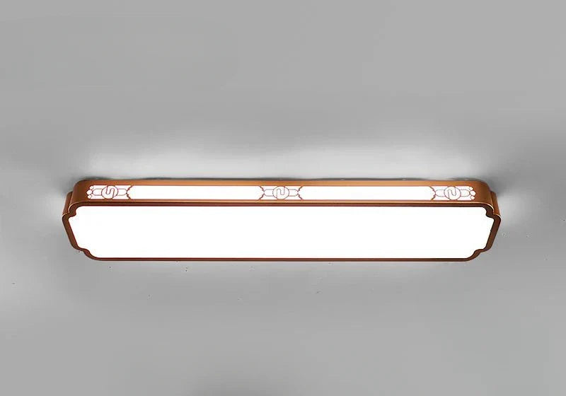 Afralia™ Chinese Style LED Ceiling Lights, Enamel Colored Corridor Wall Lights for Entrance Balcony