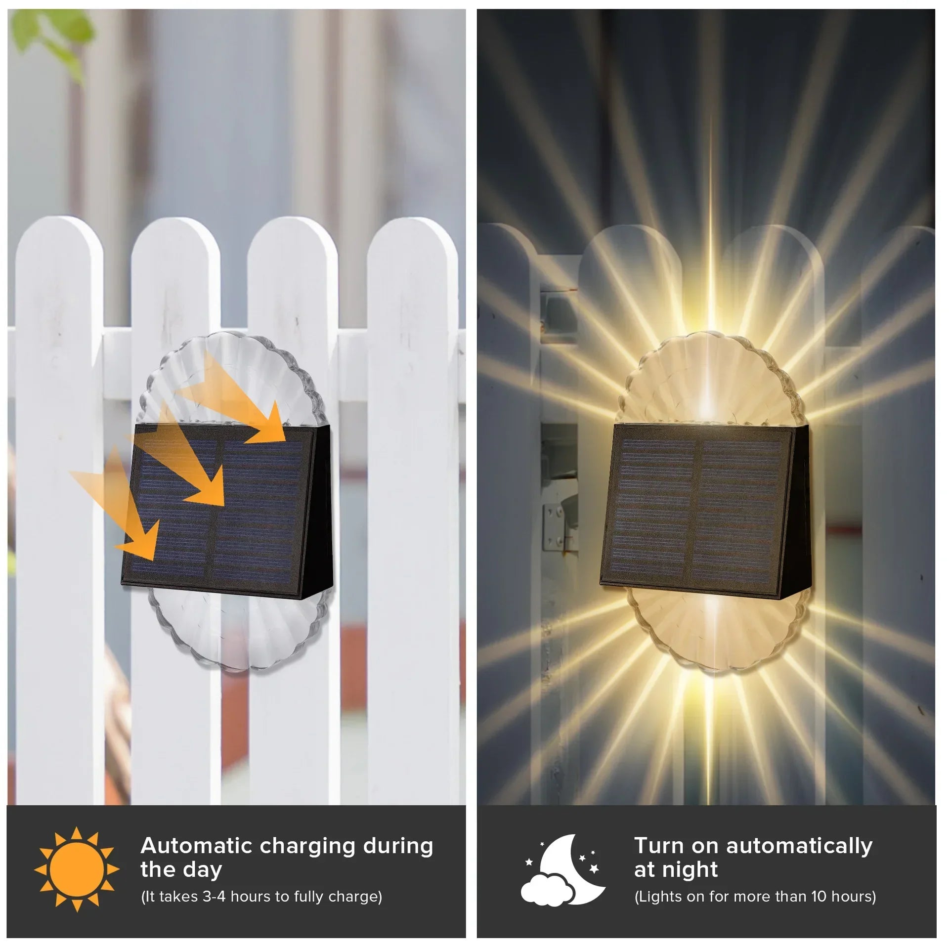Afralia™ Solar Porch Lights: Outdoor Wall Lamp for Garden Yard