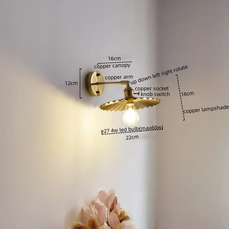 Afralia™ Copper LED Wall Light for Modern Spaces.