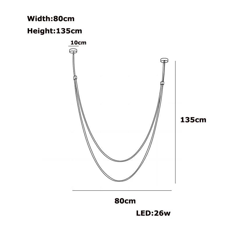 Afralia™ Leather Strap LED Pendant Lighting for Modern Simplicity Home Decor