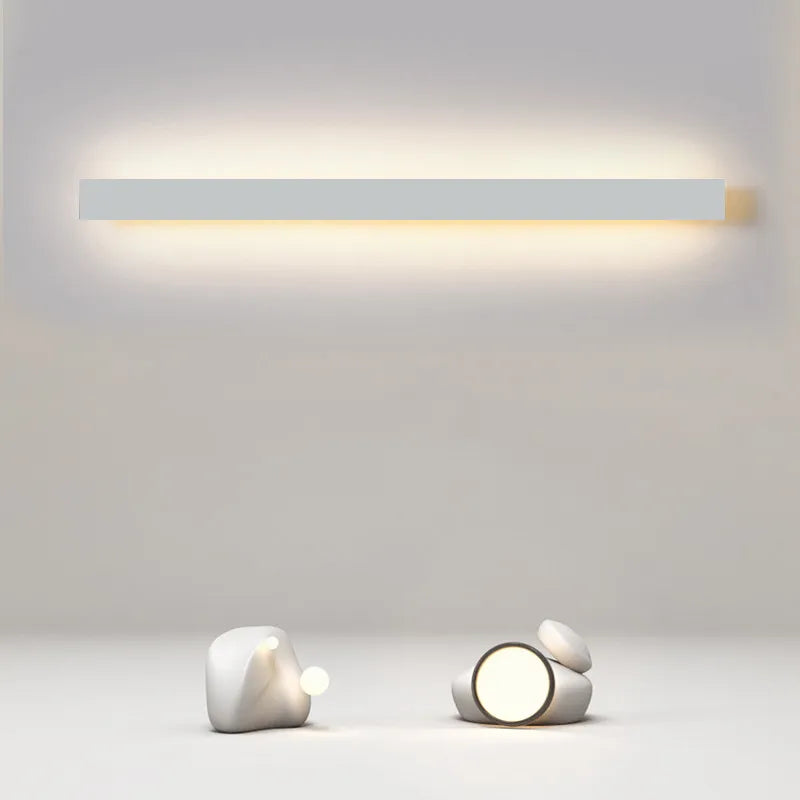 Afralia™ LED White Wall Lamp: Modern Minimalist Design for Bedroom, Living Room, and TV Background.