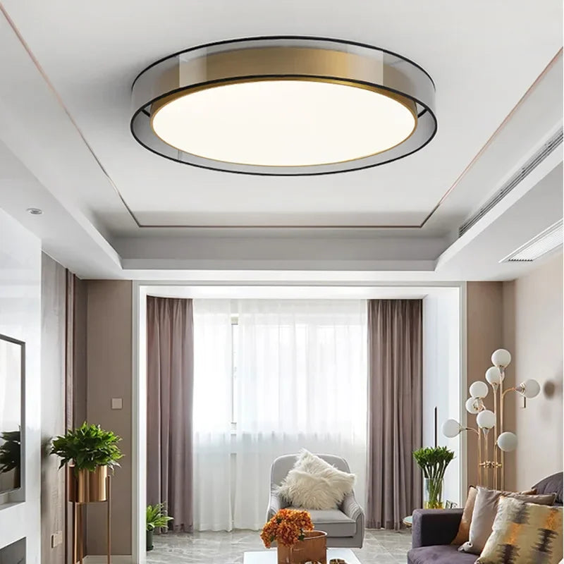 Afralia™ Tricolor Copper Ceiling Chandelier for Study & Living Room Lighting