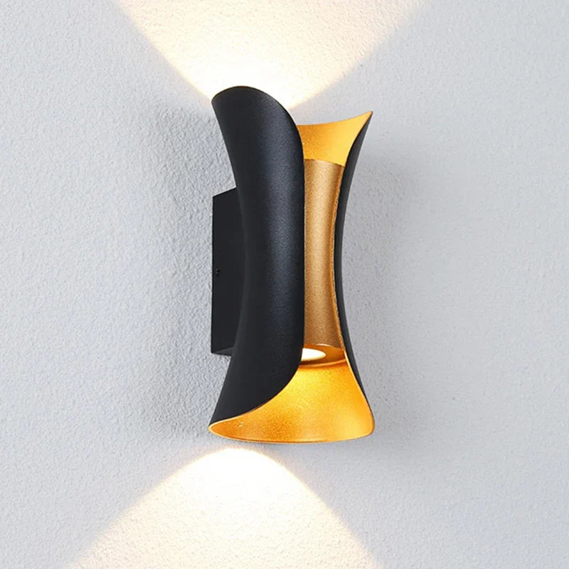 Afralia™ Waterproof LED Wall Light 10W: Modern Aluminum Wall Lamp for Outdoor and Indoor Lighting
