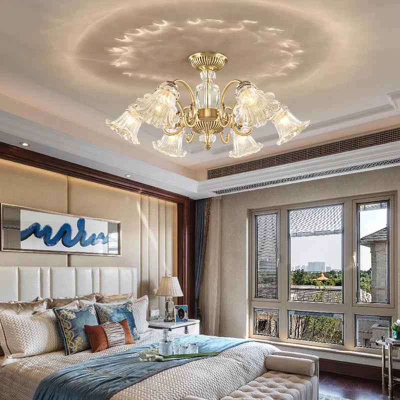 Afralia™ Luxury Crystal Chandelier Pendant Light for Living and Dining Room