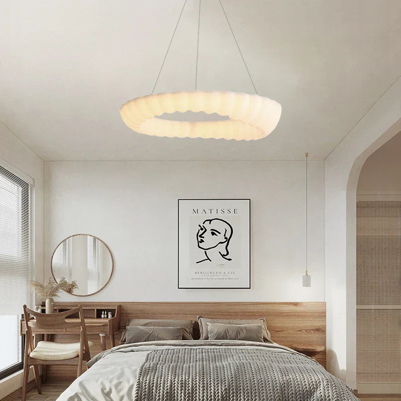 Afralia™ Modern Luster Chandelier with Backlight Effect for Living Room, Bedroom, Dining Room