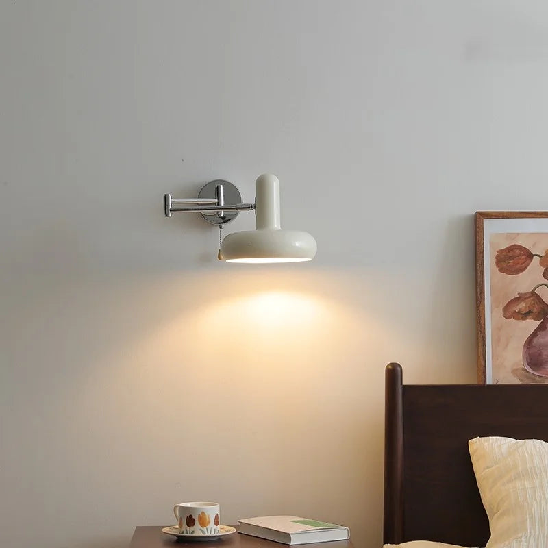 Afralia™ Swing Arm LED Wall Sconce Iron Modern Stair Light Fixtures