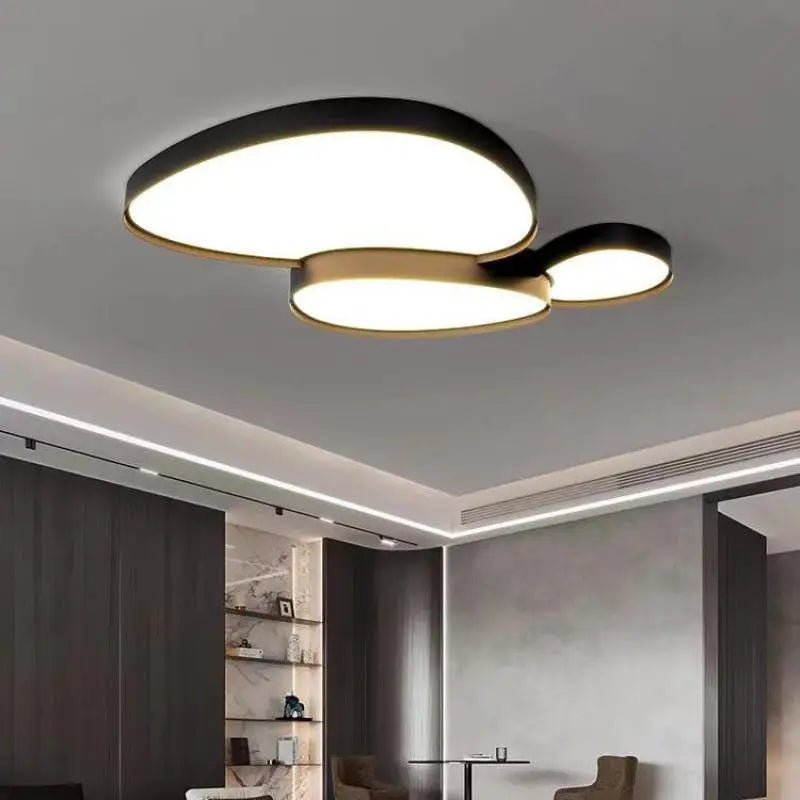 Afralia™ Modern LED Ceiling Chandelier for Home Decor and Lighting in Dining Room, Bedroom