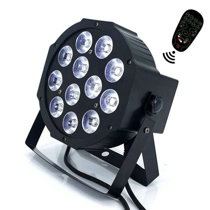 Afralia™ RGBWA UV LED Par Wash Lights - 8 Channels DMX Stage Lighting