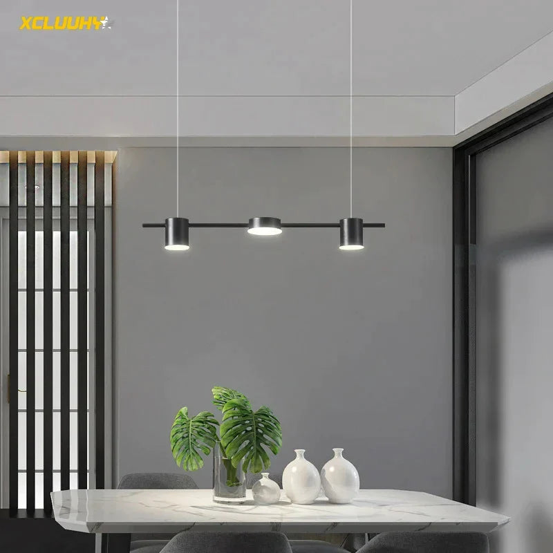 Afralia™ Minimalist Pendant Light Strips: Luxury Chandelier for Bar, Dining Room, Table