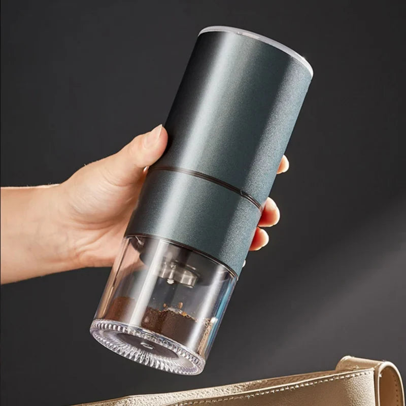 Afralia™ Electric Bean Grinder: Full-automatic Portable Coffee Machine