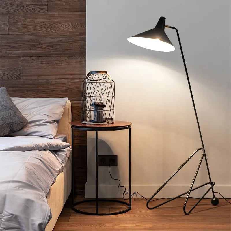 Afralia™ Tripod Floor Lamp Stand for Living Room Bedroom Lighting