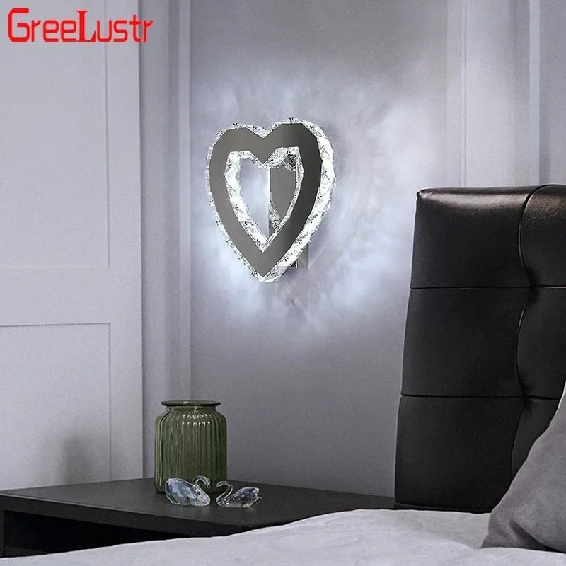 Afralia™ Crystal LED Wall Sconce: Modern Minimalist Lighting for Living Room, Bedroom, Hallway
