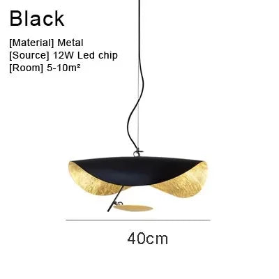 Afralia™ Lederam Manta Pendant - Industrial Retro Style White/Black Ceiling Lamp