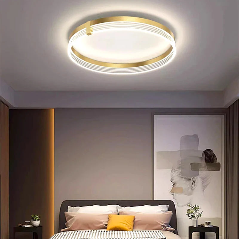 Afralia™ Nordic LED Ceiling Light for Home Salon Bedroom Decor and Living Room Lighting