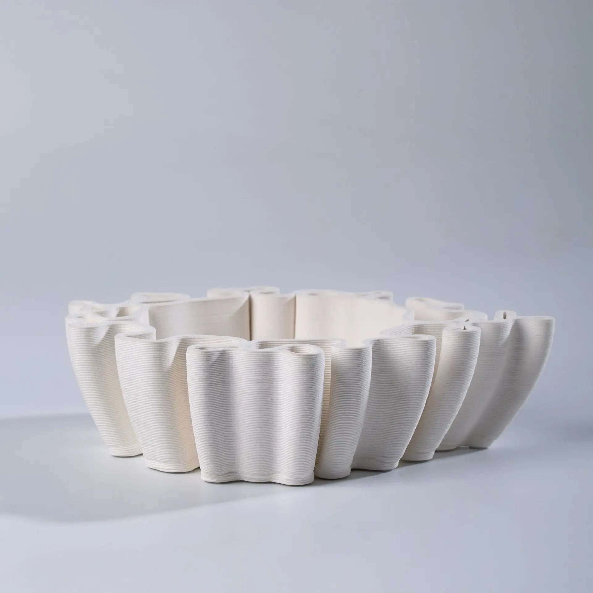 Afralia™ Geometric Ceramic Flower Pot Sculpture Home Decor