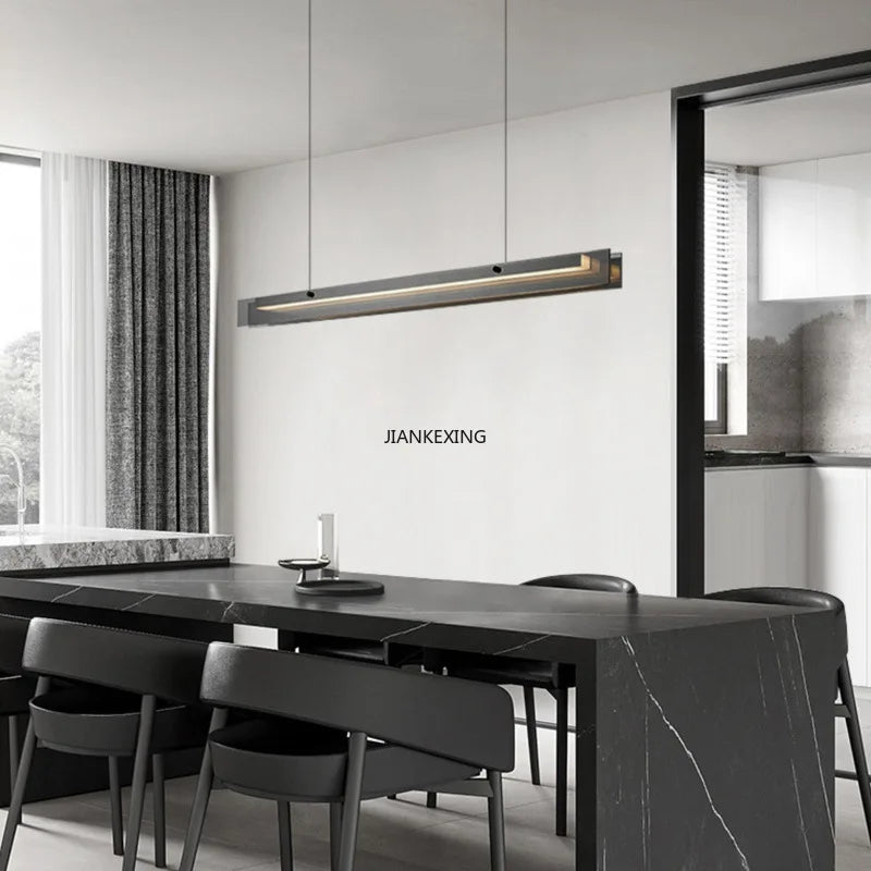 Afralia™ Minimalist LED Chandelier for Living & Dining Room Decor