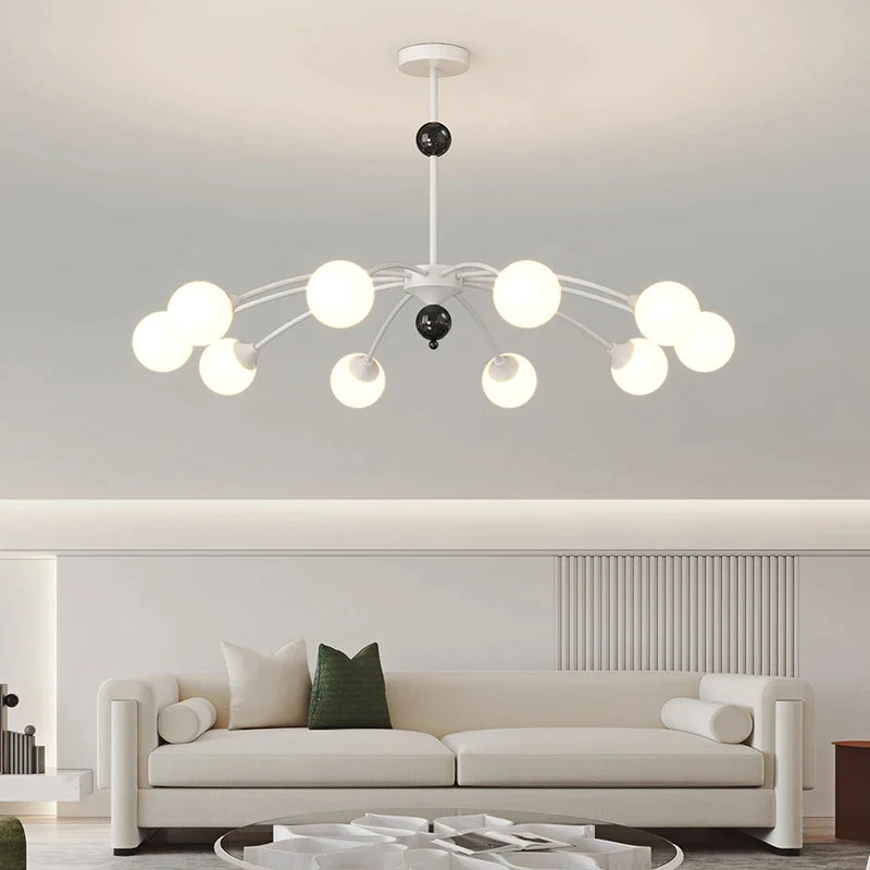 Afralia™ Cream Wind Chandelier: Luxury Postmodern Hall Lamp for Living Room, Bedroom, and Restaurant