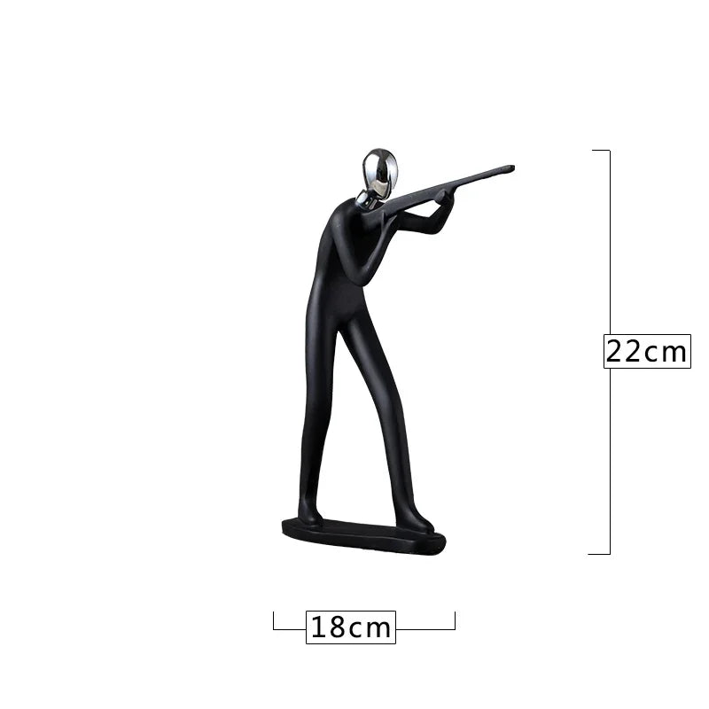 Afralia™ Champion Cyclist Sculpture Resin Figurine Modern Art Home Decor