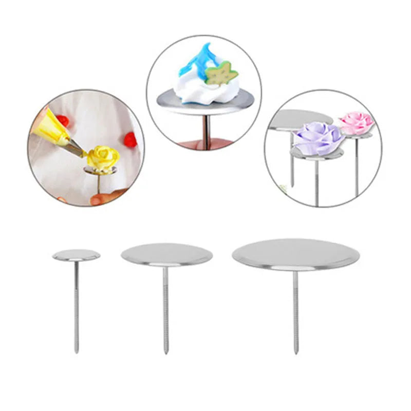 Afralia™ Cake Piping Nail Tips Stand for Baking Pastry Decoration