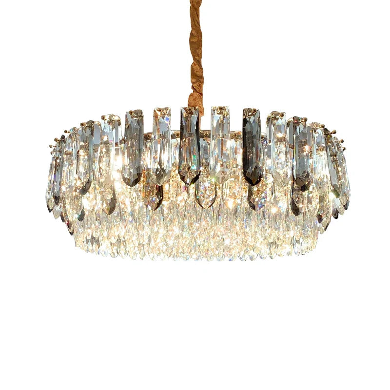 Afralia™ Crystal Modern Pendant Light: Luxury Indoor Fixture for Home Decor