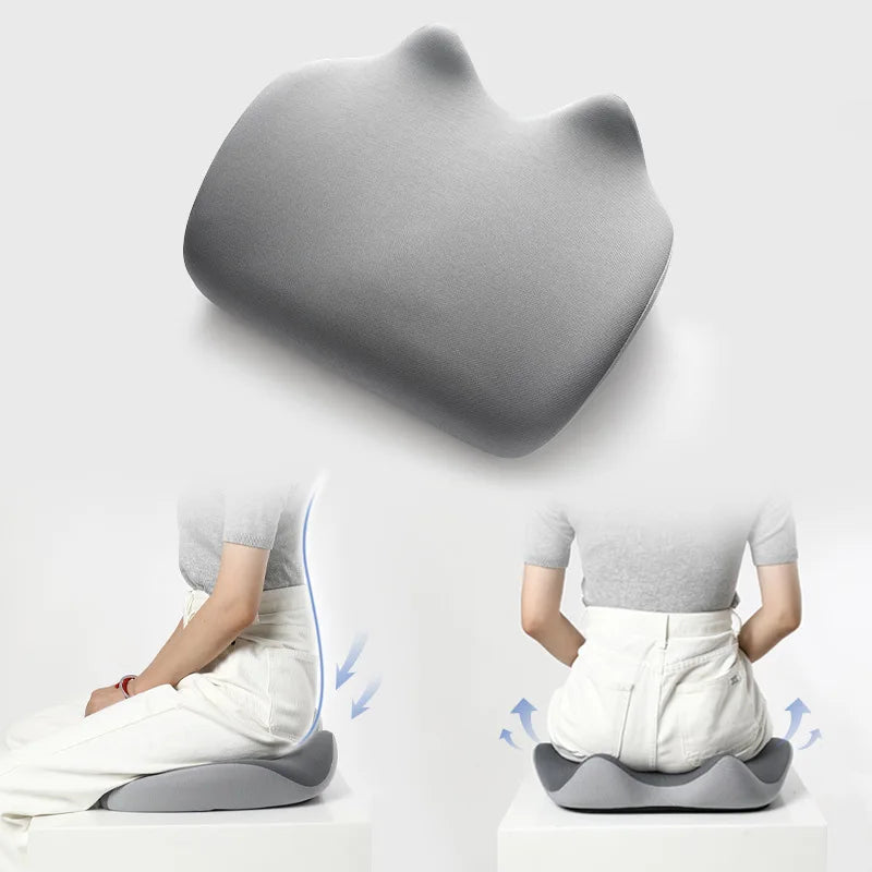 Afralia™ Memory Foam Office Chair Cushion: Thick, Breathable, and Washable Butt Support