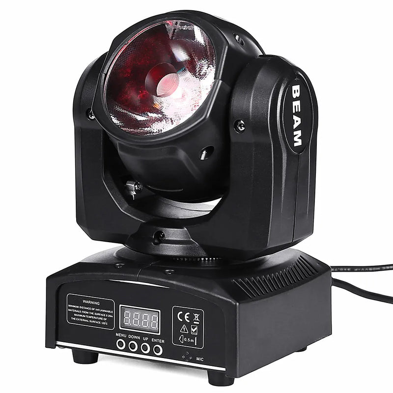 Afralia™ 65W RGBW 4in1 Beam Moving Head Light Super Bright DJ Spot Eco DJ Light