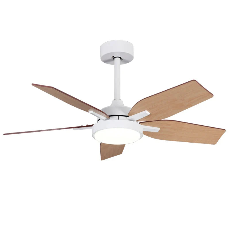 Afralia™ 40" LED Ceiling Fan with Plywood Blades & Remote Control