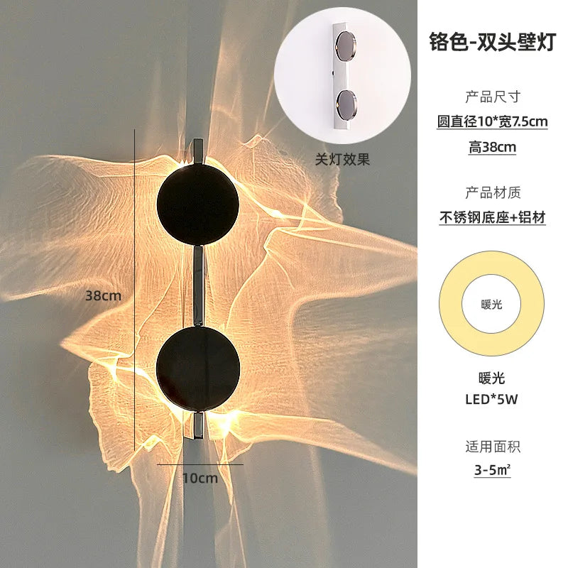 Afralia™ LED Wall Sconce Light Fixture for Modern Home Decor