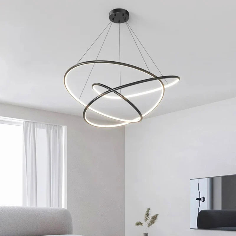 Afralia™ Nordic LED Pendant Chandelier for Stylish Indoor Lighting