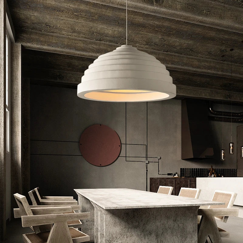 Afralia™ Nordic Wabi Sabi Pendant Lights: Minimalist Chandelier for Home Decor & Lighting Fixtures