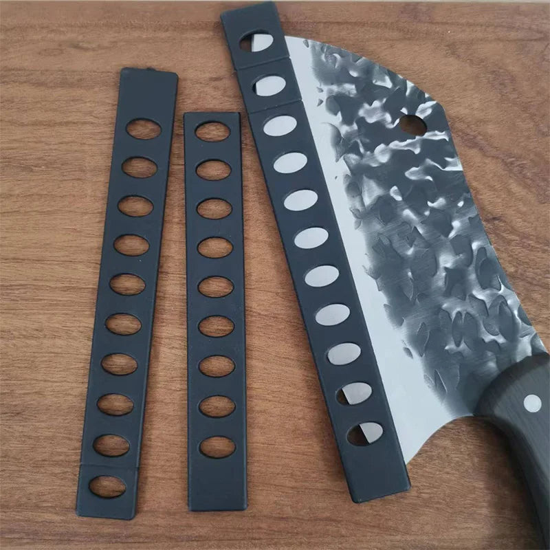 Afralia™ Knife Blade Protectors - Set of 3: 16.5/18.5/21cm Sleeves for Kitchen Knives