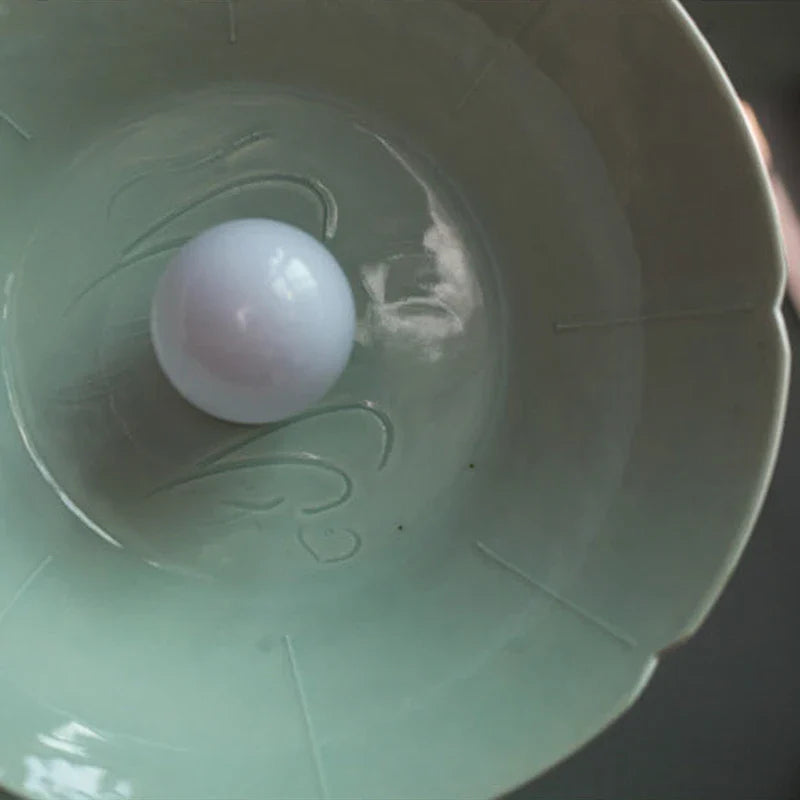 Afralia™ Green Ceramic Pendant Light LED Vintage Hanging Lamp with LED Bulb