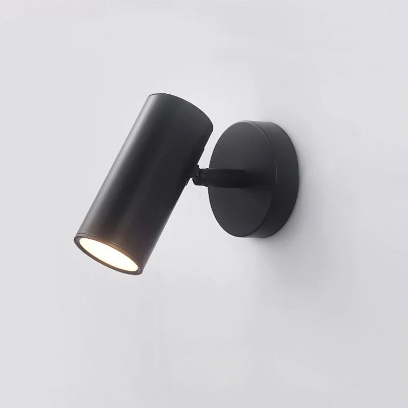 Afralia™ Swing Arm Wall Sconce with LED Reading Light for Bedroom and Living Room