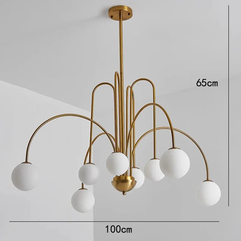 Afralia™ Modern LED Pendant Chandeliers for Living Room and Dining Room