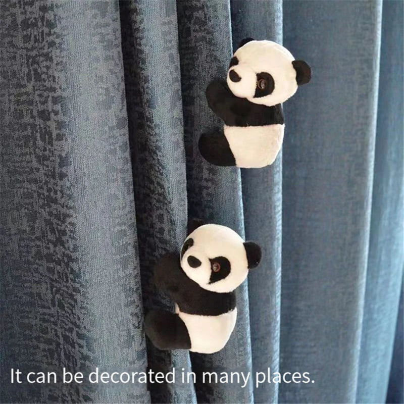 Afralia™ Cute Panda Plush Clip-On Pendant - Small Funny Bedroom Decoration