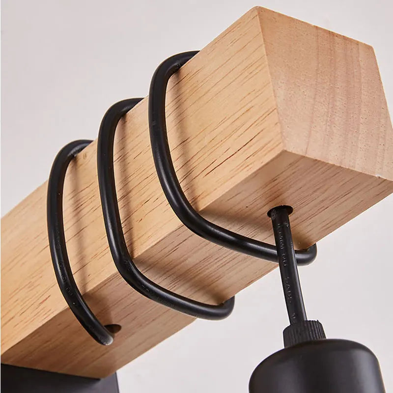 Afralia™ Wood Wall Light Modern Minimalist Indoor Sconce E27 Home Lighting