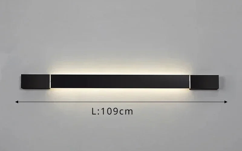 Afralia™ Nordic Aluminum Rotatable LED Wall Lamp for Living Room Bedroom Fixture