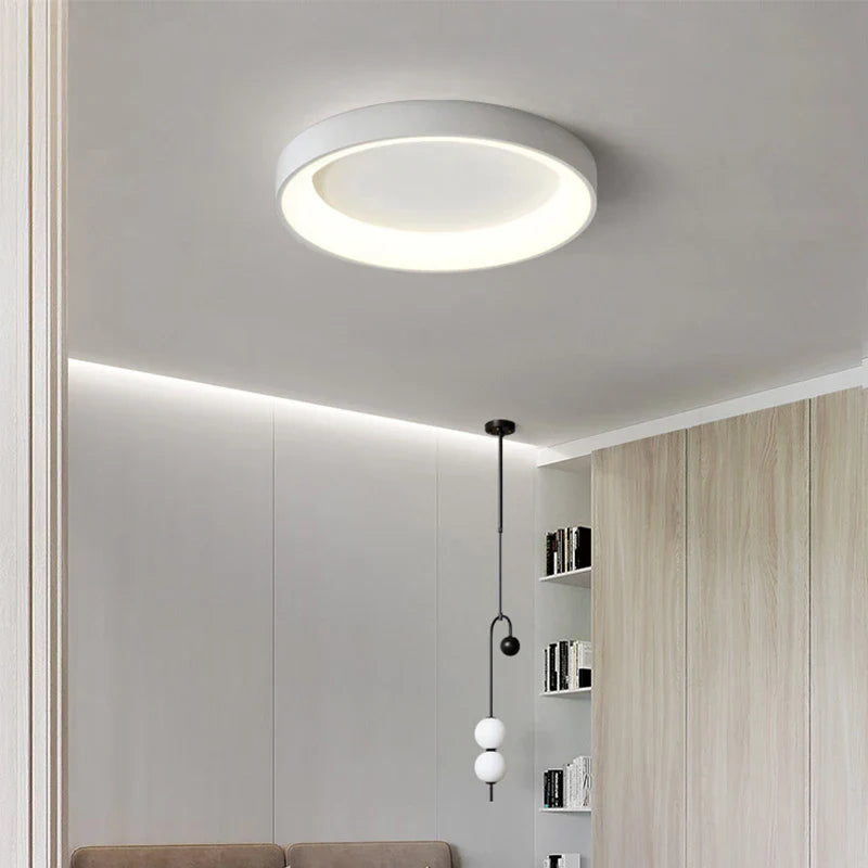 Afralia™ Round Ceiling Lights for Bedroom, Study, and Living Room - Modern LED Lighting Fixtures