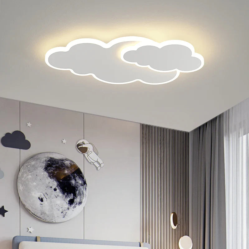 Afralia™ White Cloud LED Chandelier for Bedroom Dining Living Room Modern Home Decoration