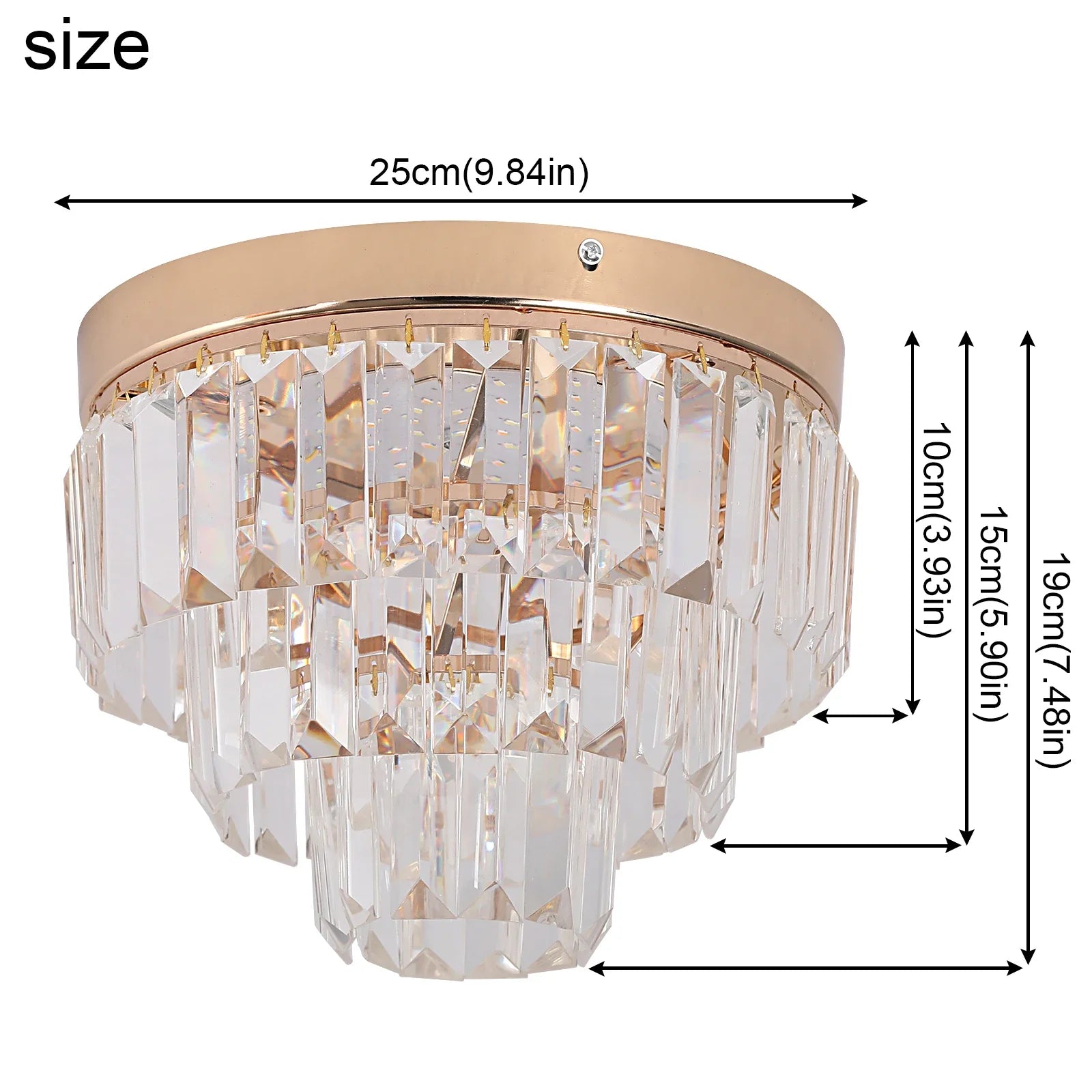 Afralia™ Crystal LED Pendant Light for Kitchen Island Living Dining Room Chandelier