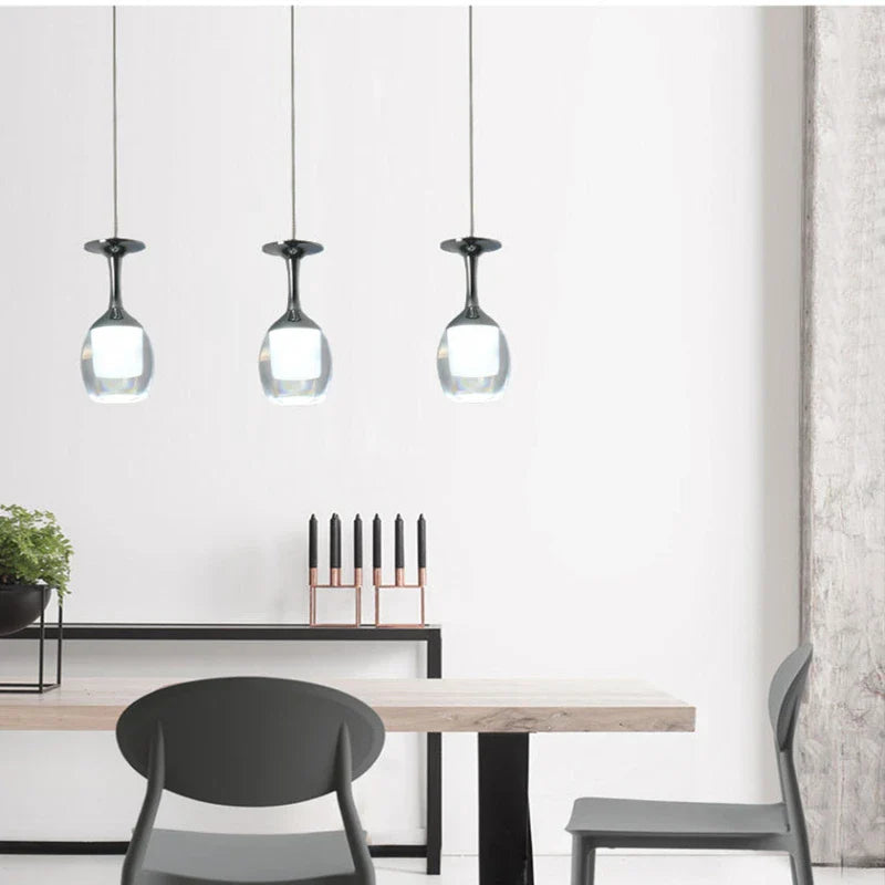 Afralia™ Modern LED Pendant Lamp for Living Dining Kitchen Indoor Decoration