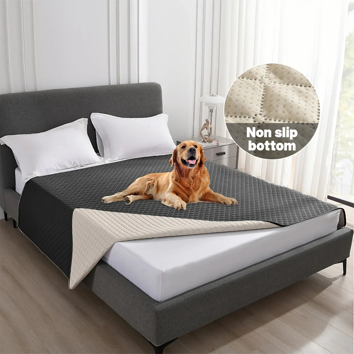 Afralia™ Dog Bed Cover: Waterproof & Non-Slip Pet Blanket for Furniture & Car