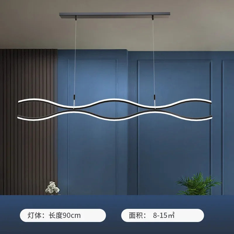 Afralia™ LED Chandelier for Modern Dining, Bar Table Pendant Light