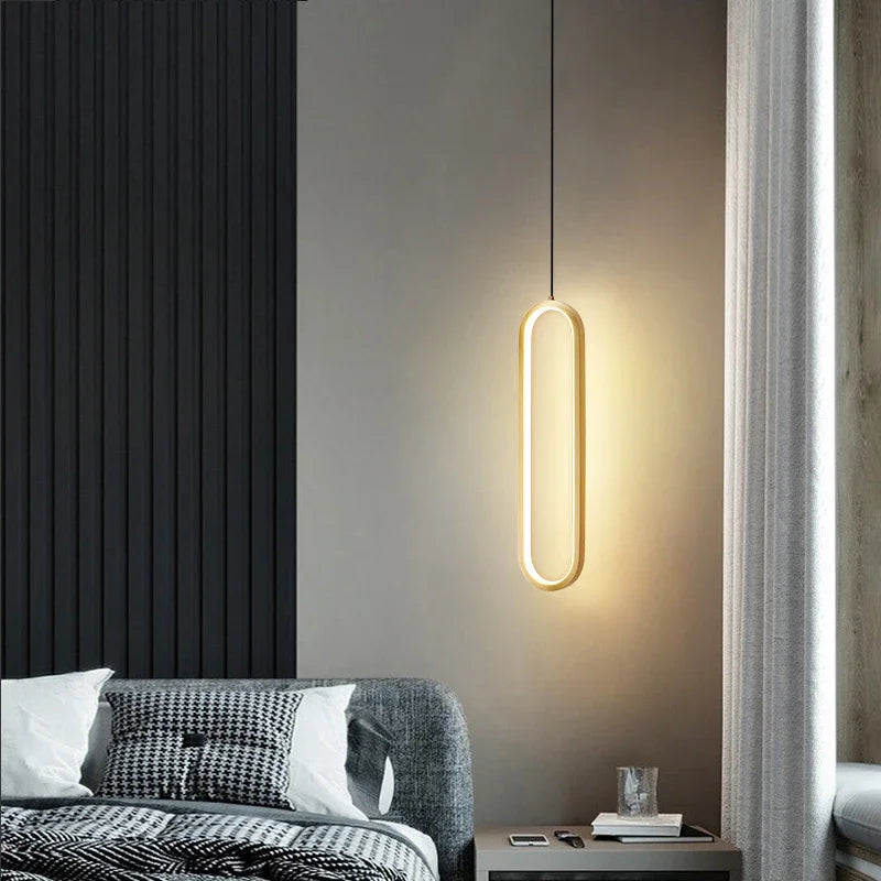 Afralia™ Aluminium LED Chandelier for Minimalist Restaurant, Bar, and Living Spaces